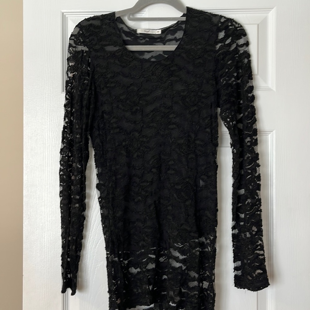 See through dress size M
